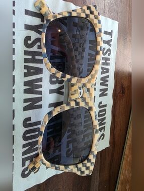 Warby Parker x Tyshawn Jones limited edition sunglasses.